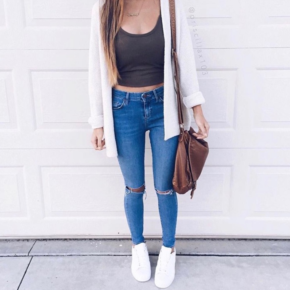 Topshop Moto Leigh Jeans